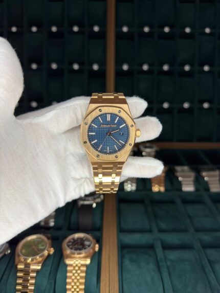 Audemars Piguet Royal Oak Blue Dial Rose Gold 41mm Ref. 15510OR.OO.1320OR.03