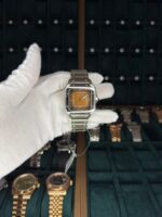 Cartier Santos White Dial Large Stainless Steel 40mm Ref. WSSA0064
