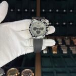 Rolex Daytona "Ghost" Steel & Black Dial White Gold Oysterflex 40mm Ref. 126519LN